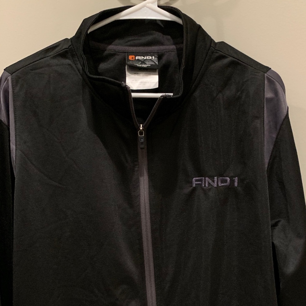 And1 | Lightweight Jacket | Black & Gray  | XL